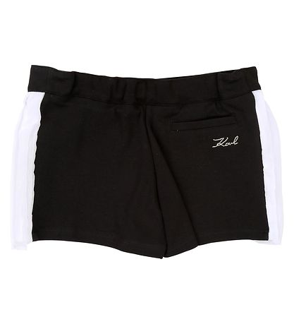 Karl Lagerfeld Shorts - Black/White w. Ruffles Karl Lagerfeld Shorts - Black/White w. Ruffles