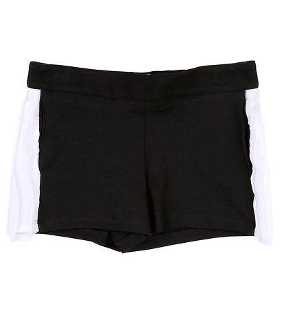 Karl Lagerfeld Shorts - Black/White w. Ruffles Karl Lagerfeld Shorts - Black/White w. Ruffles