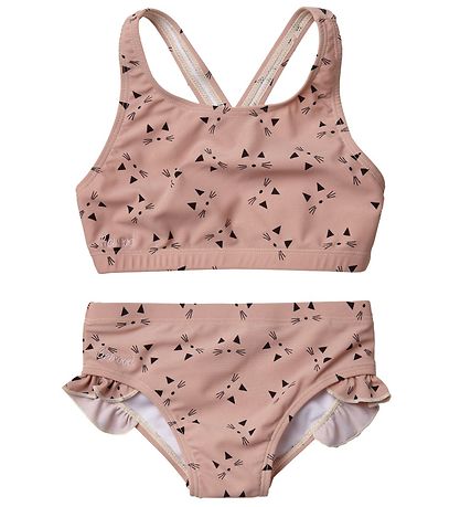 Liewood Bikini - Juliet - UV50+ - Rose w. Cats Liewood Bikini - Juliet - UV50+ - Rose w. Cats