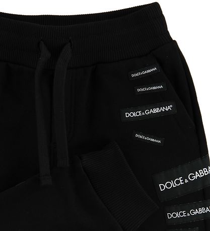 Dolce & Gabbana 트레이닝 바지 - 검은색 포함 패치