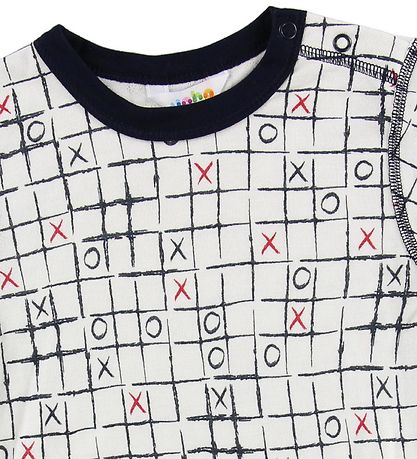 Joha T-shirt - White w. Check