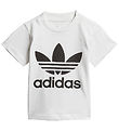 adidas Originals Stuttermabolur - Trefoil - Hvítur adidas Originals Stuttermabolur - Trefoil - Hvítur