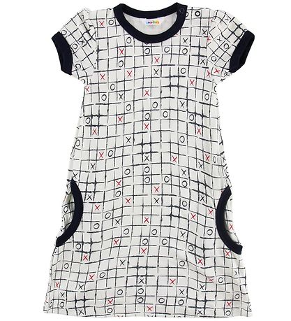 Robe Joha - Bambou - Blanc av. Carreaux Robe Joha - Bambou - Blanc av. Carreaux