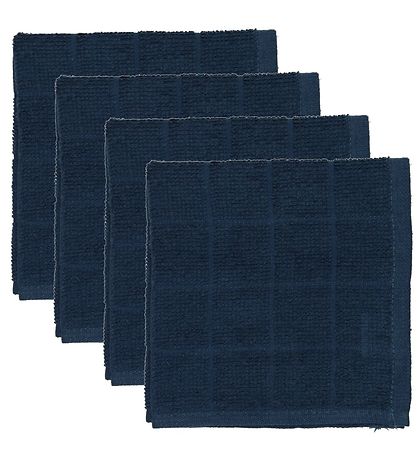 Pippi Baby Washcloths - 4-Pack - Navy Pippi Baby Washcloths - 4-Pack - Navy