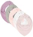 Pippi Drool bib - Pointy - 5-Pack - Pink/Purple/White/Grey Melan Pippi Drool bib - Pointy - 5-Pack - Pink/Purple/White/Grey Melan