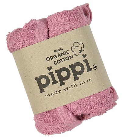 Pippi Baby Washcloths - 4-Pack - Vintage Rose Pippi Baby Washcloths - 4-Pack - Vintage Rose