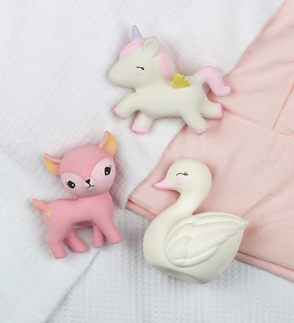 A Little Lovely Company Bijtring - Eenhoorn - Wit A Little Lovely Company Bijtring - Eenhoorn - Wit