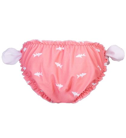 Petit Crabe Swim Shorts - Gia - UV50+ - Coral w. Sharks