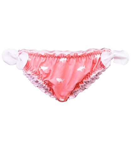 Petit Crabe Swim Shorts - Gia - UV50+ - Coral w. Sharks