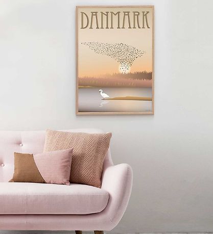 Vissevasse Poster - 30x40 - Denmark - Black Sun