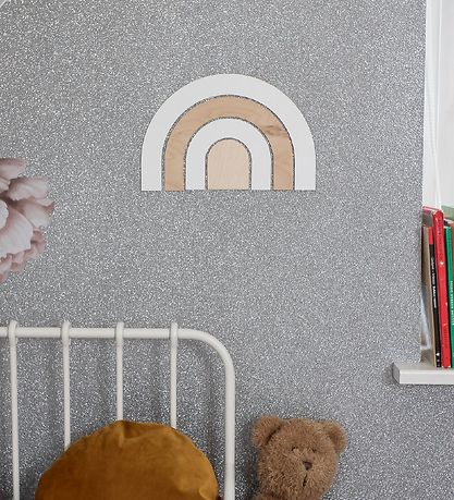 Thats Mine Wall Decoration - Rainbow - 17x27 - White Thats Mine Wall Decoration - Rainbow - 17x27 - White