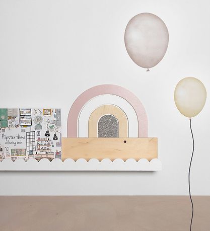 Thats Mine Wall Decoration - Rainbow - 17x27 - White Thats Mine Wall Decoration - Rainbow - 17x27 - White