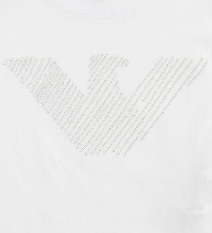 Emporio Armani T-Shirt - Weiß m. Logo Emporio Armani T-Shirt - Weiß m. Logo