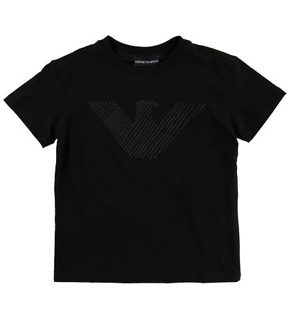 Emporio Armani T-Shirt - Schwarz m. Logo Emporio Armani T-Shirt - Schwarz m. Logo