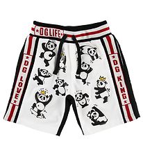 Dolce & Gabbana Shorts - Sweat - Black/White w. Pandas Dolce & Gabbana Shorts - Sweat - Black/White w. Pandas