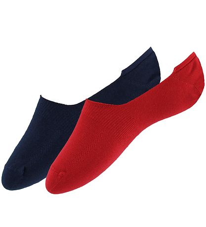 Levis Footie Socks - 2-Pack - Low Rise - Red/Navy Levis Footie Socks - 2-Pack - Low Rise - Red/Navy