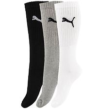 Puma Socks - 3-Pack - Sport - White/Grey Melange/Black Puma Socks - 3-Pack - Sport - White/Grey Melange/Black