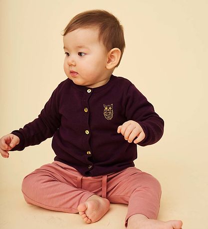 Soft Gallery Cardigan - Carrie - Purple