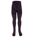 Minymo Tights - Purple/Dots Minymo Tights - Purple/Dots