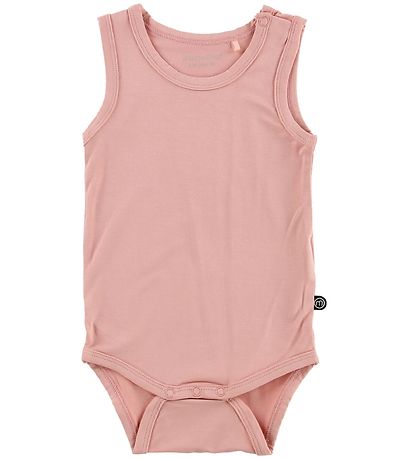 Minymo Bodysuit Sleeveless - Bamboo - Rose