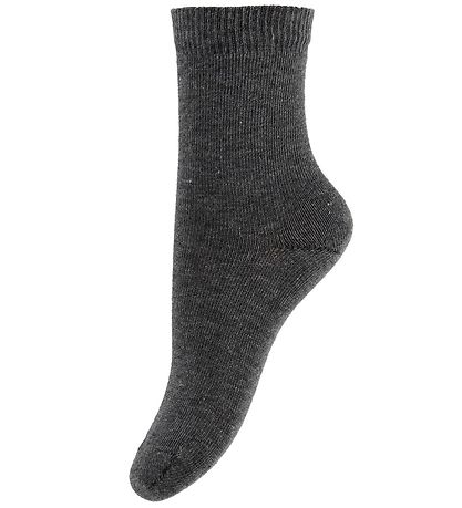 Minymo Socken - 5er-Pack - Navy/Blau/Graumeliert