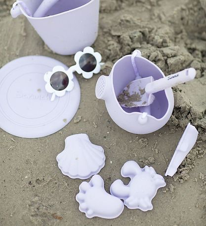 Moules à Sable Scrunch - 4 pièces - Silicone - 6,5-10,5 cm - vio Moules à Sable Scrunch - 4 pièces - Silicone - 6,5-10,5 cm - vio