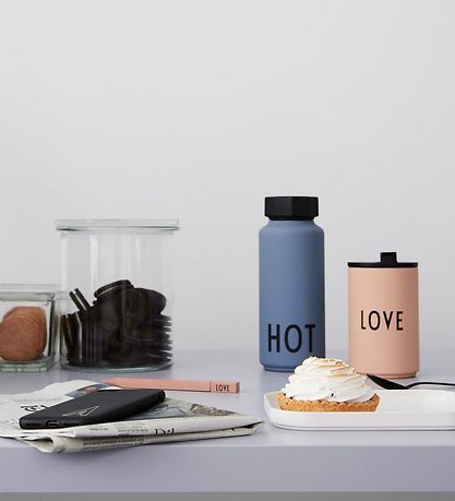 Design Letters Thermo Bottle - 350ml - Love - Rose