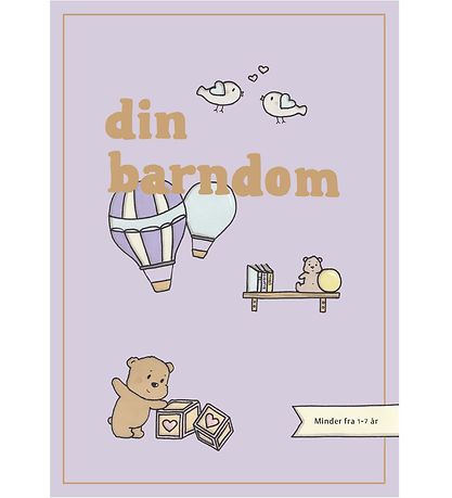 Simone Thorup Eriksens Book - Purple - Din Barndom - Danish Simone Thorup Eriksens Book - Purple - Din Barndom - Danish