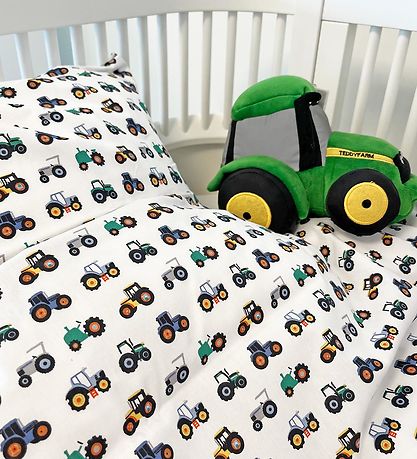 Nørgaard Madsens Duvet Cover - Junior - White w. Tractors Nørgaard Madsens Duvet Cover - Junior - White w. Tractors