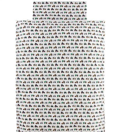 Nørgaard Madsens Duvet Cover - Junior - White w. Tractors Nørgaard Madsens Duvet Cover - Junior - White w. Tractors