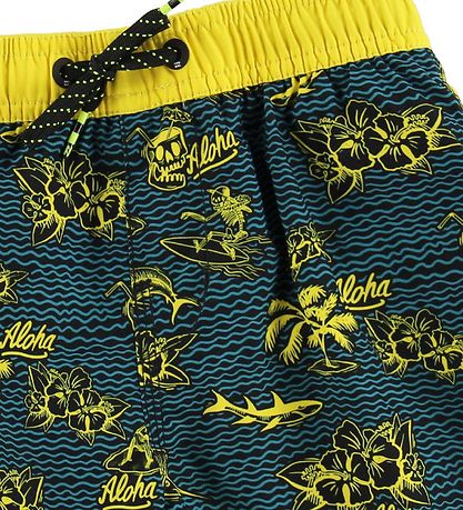 Billabong Swim Shorts - Adventure Iceland - Black/Yellow Billabong Swim Shorts - Adventure Iceland - Black/Yellow