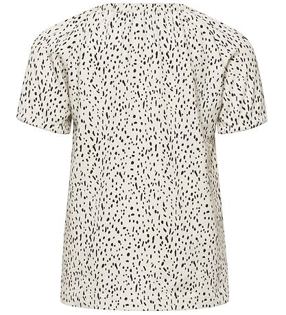 Hummel T-shirt - HMLIrene - Ivory/Pattern