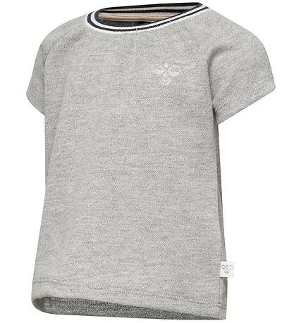 Hummel T-Shirt - HMLDemi - Grijs Gevlekt m. Glitter