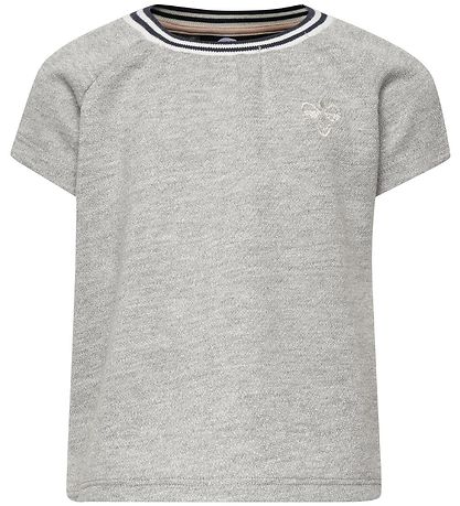Hummel T-Shirt - HMLDemi - Grijs Gevlekt m. Glitter