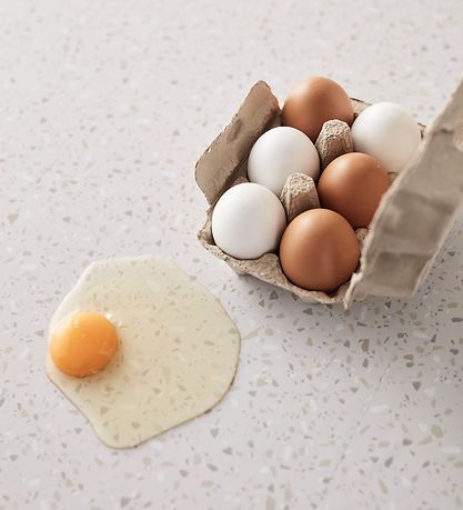 Kids Concept Speelgoedeten - Bistro - Eieren m. Dienblad Kids Concept Speelgoedeten - Bistro - Eieren m. Dienblad