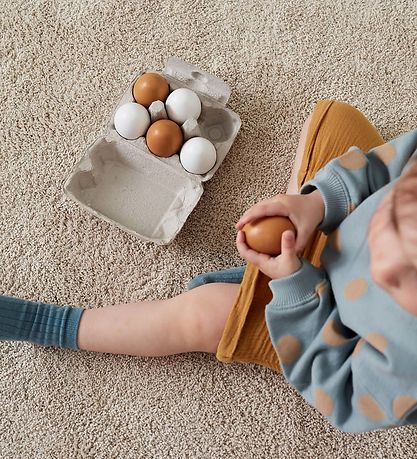 Kids Concept Play Food - Bistro - Eggs w. Tray