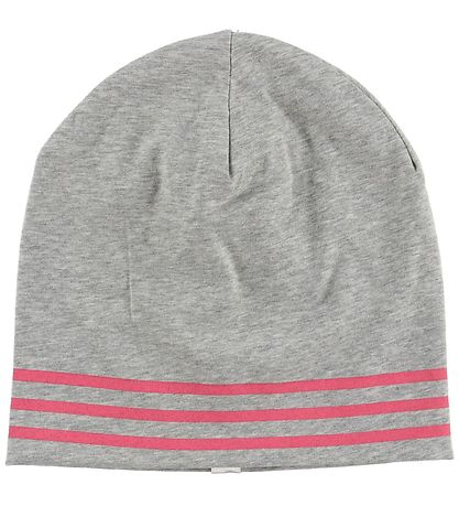 Bonnet MP - Gris Chiné av. Rose A Rayures Bonnet MP - Gris Chiné av. Rose A Rayures