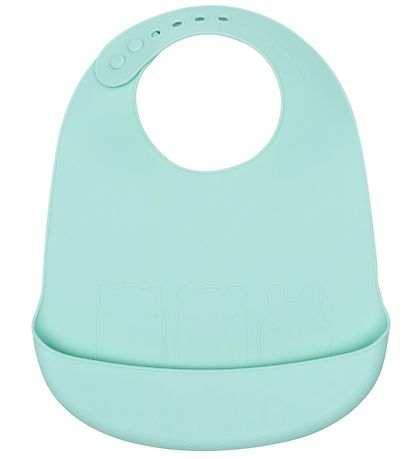 We Might Be Tiny Slabbetjes - 2-pack - Silicone - Mint/Grijs
