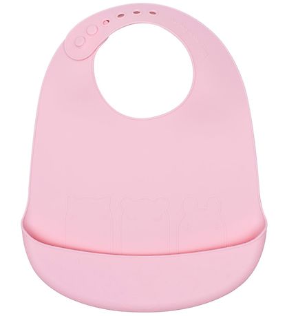 We Might Be Tiny Bib - 2-Pack - Silicone - Powder Pink/Dusty