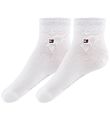 Tommy Hilfiger Socks - 2-Pack - Quarter - White Tommy Hilfiger Socks - 2-Pack - Quarter - White