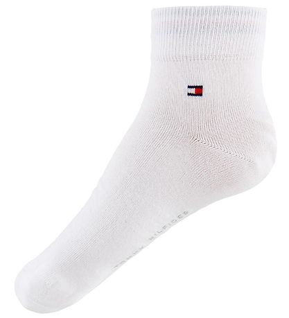 Tommy Hilfiger Socken - 2er-Pack - Viertel - Weiß Tommy Hilfiger Socken - 2er-Pack - Viertel - Weiß