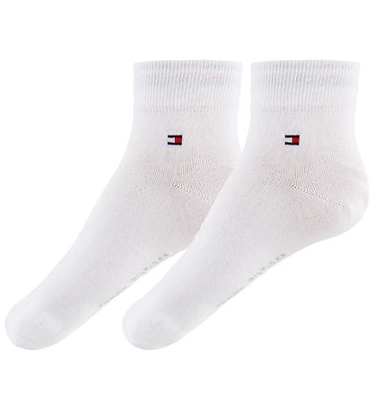 Tommy Hilfiger Socken - 2er-Pack - Viertel - Weiß Tommy Hilfiger Socken - 2er-Pack - Viertel - Weiß