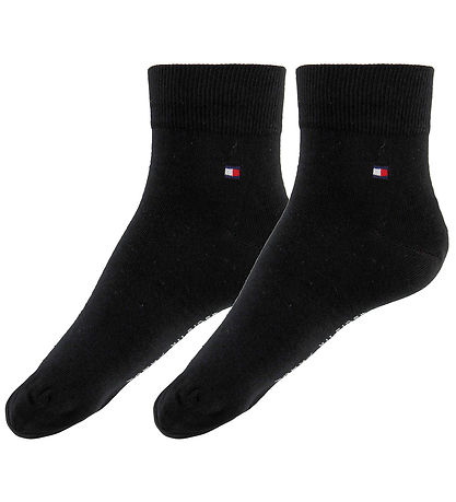 Tommy Hilfiger Socks - 2-Pack - Quarter - Black Tommy Hilfiger Socks - 2-Pack - Quarter - Black