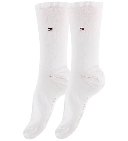 Chaussettes Tommy Hilfiger - 2 Pack - Casual - Blanc Chaussettes Tommy Hilfiger - 2 Pack - Casual - Blanc