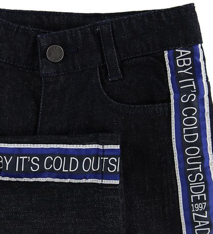 Zadig & Voltaire Shorts - Dark Denim w. Text Zadig & Voltaire Shorts - Dark Denim w. Text