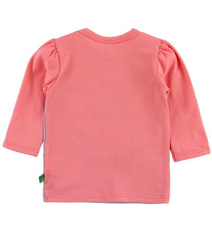 Freds World Blouse - Lavendel/Koraal m. Kat Freds World Blouse - Lavendel/Koraal m. Kat