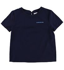 Calvin Klein T-shirt - Modal/Cotton - Navy Calvin Klein T-shirt - Modal/Cotton - Navy