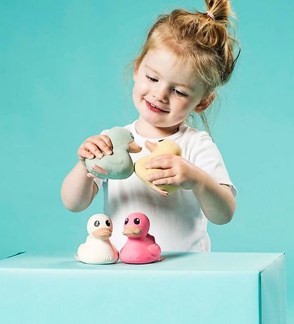 Hevea Rubber Eend - Kawan Mini - Geel Hevea Rubber Eend - Kawan Mini - Geel