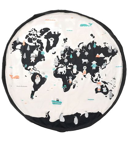 Tapis de Jeu Play&Go - Ø: 140 Cm - Carte du monde Tapis de Jeu Play&Go - Ø: 140 Cm - Carte du monde