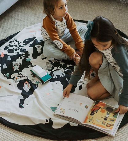 Tapis de Jeu Play&Go - Ø: 140 Cm - Carte du monde Tapis de Jeu Play&Go - Ø: 140 Cm - Carte du monde